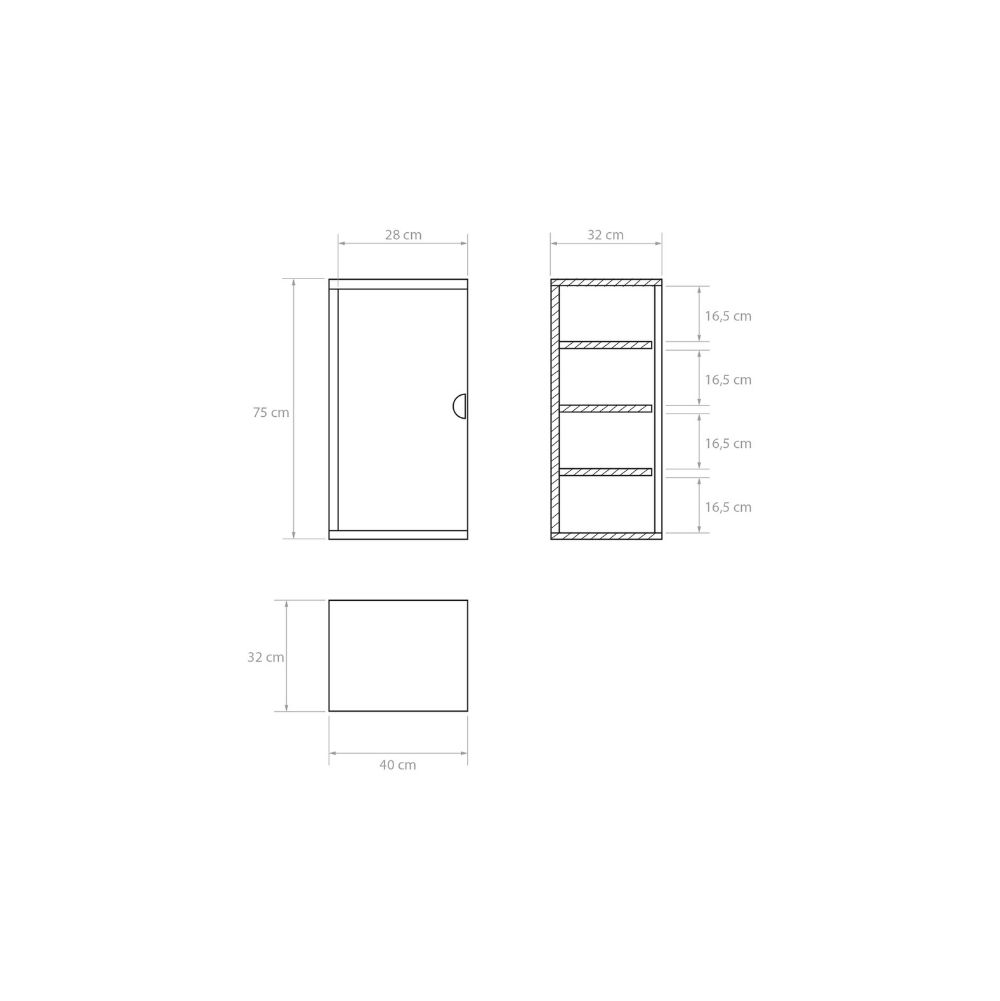 Ikon Wall Closet S
