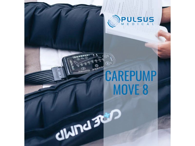 Osigurajte si učinkovitu limfnu drenažu, gdje god se nalazili uz Move8 - najnapredniji uređaj za limfnu drenažu u seriji CarePump!